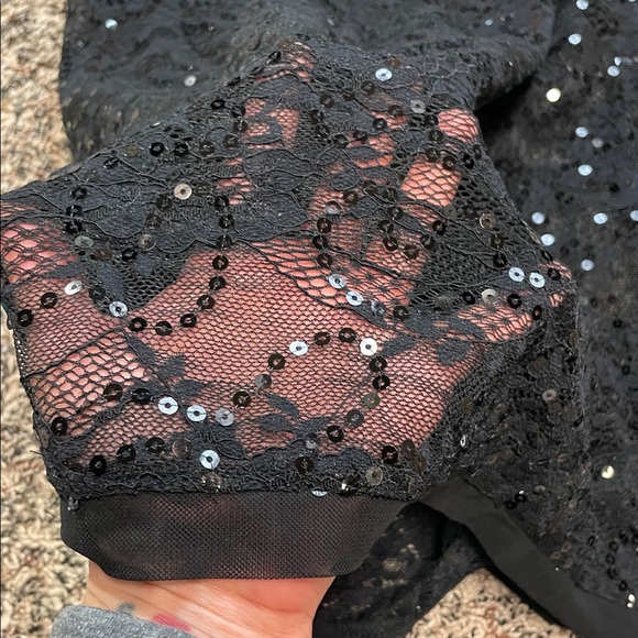 🆕 Wild Fable Black Lace Women's Mid-Rise Sequin Lace Midi Skirt Var Sizes | NWT - Picture 10 of 12